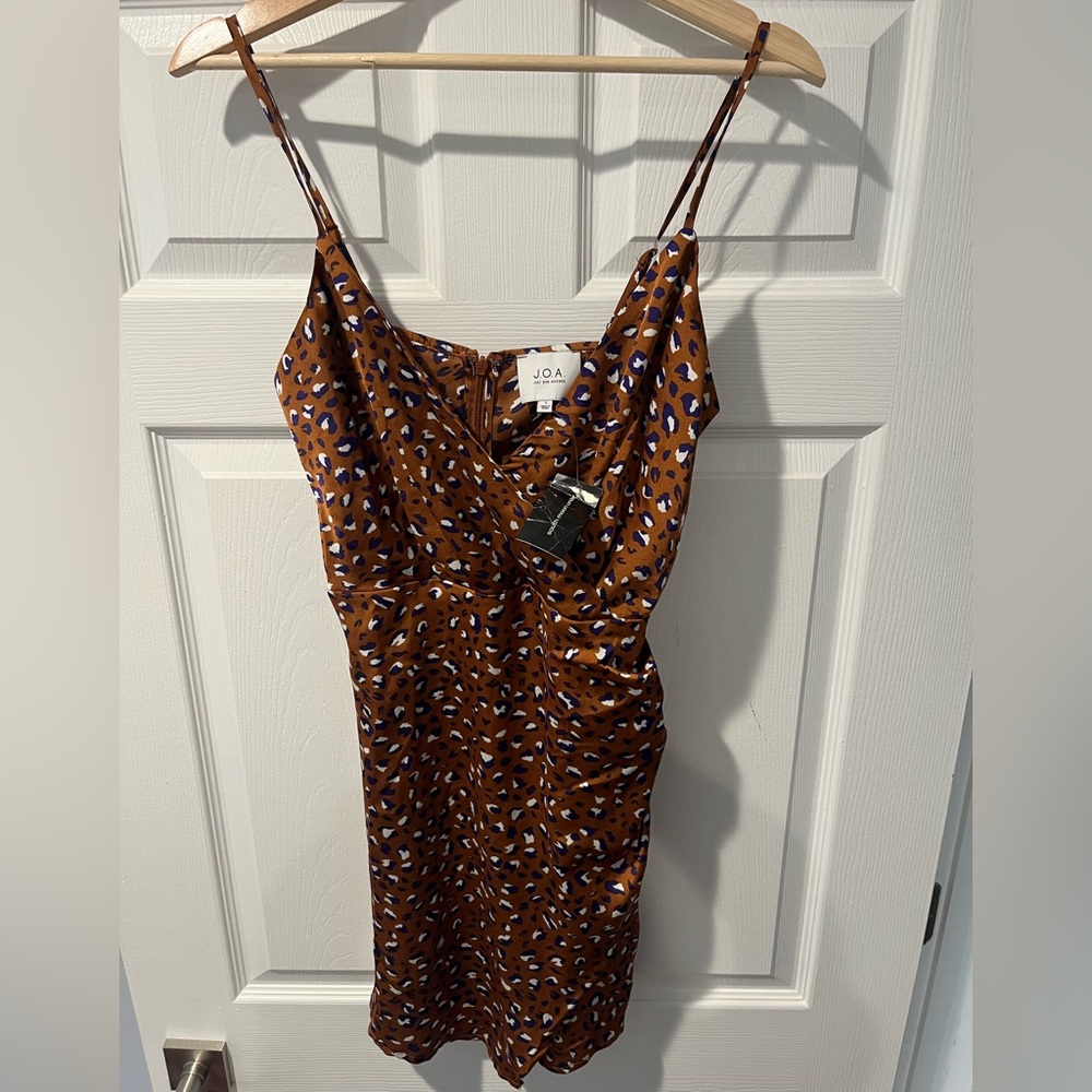NWT J.O.A. Leopard Print Dress